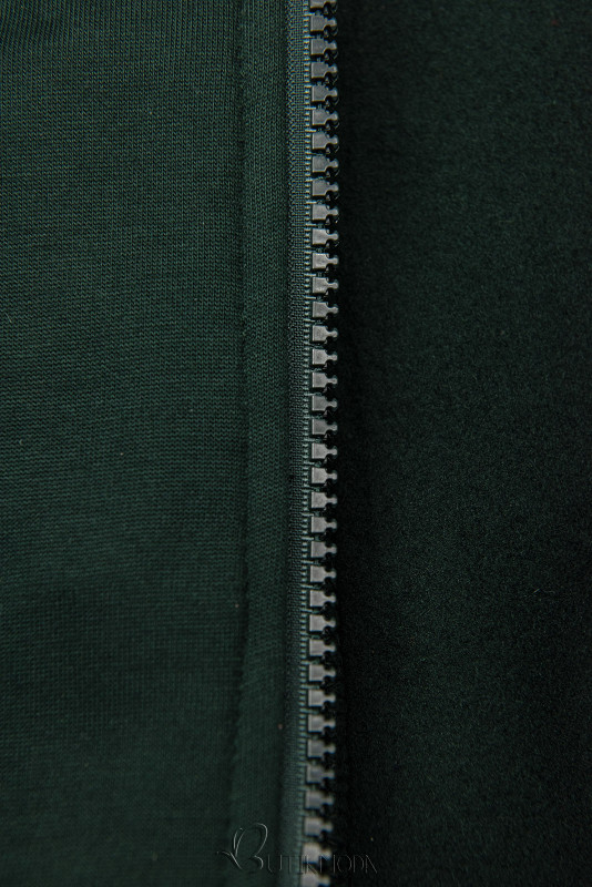 Hanorac verde smarald prelungit de la LHD