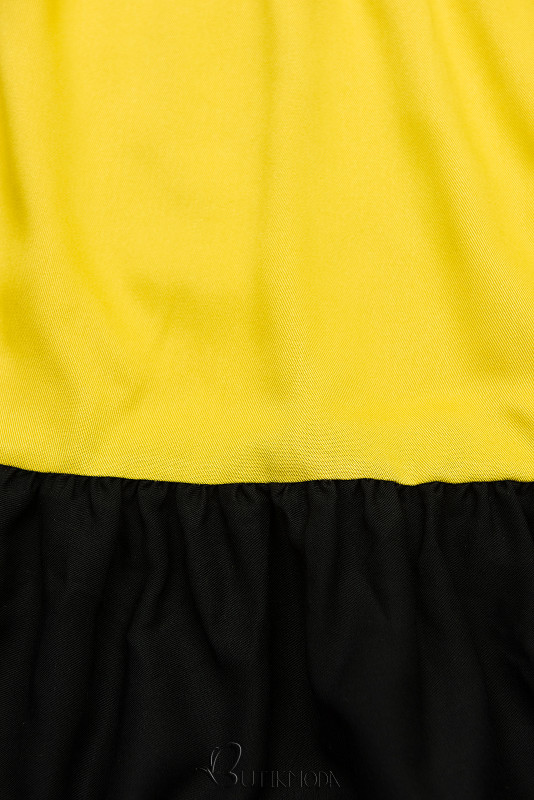 Rochie de vară din viscoză albă/galbenă/neagră