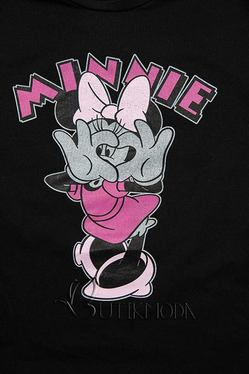 Tricou negru cu Minnie Mouse