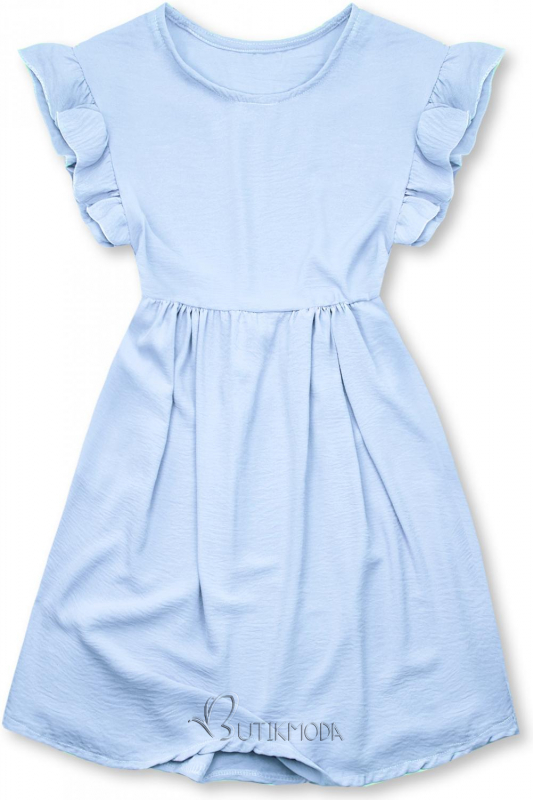 Rochie de vară baby blue din viscoză