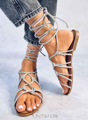 Sandale - gladiatori gri