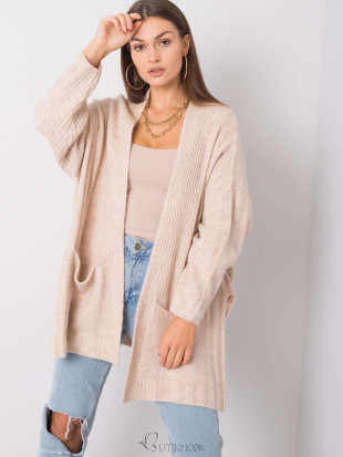 Cardigan bej RUE PARIS