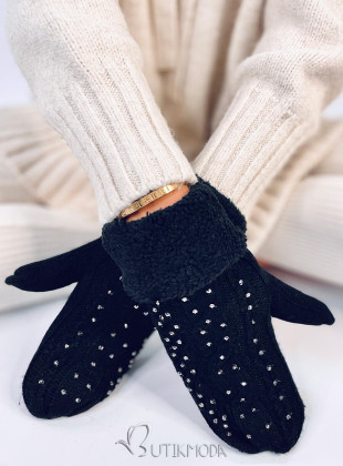 Mănuși de damă decorate negre