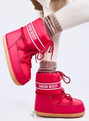Pantofi de zăpadă josi roșii