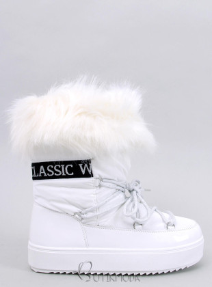Cizme albe de zăpadă CLASSIC