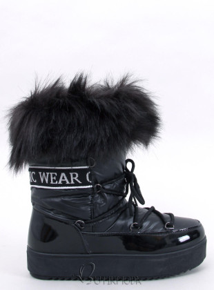 Cizme negre de zăpadă CLASSIC