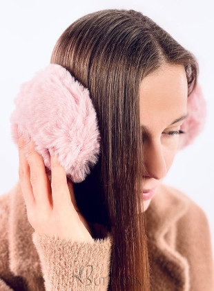 Apărători pentru urechi de iarnă din blană roz