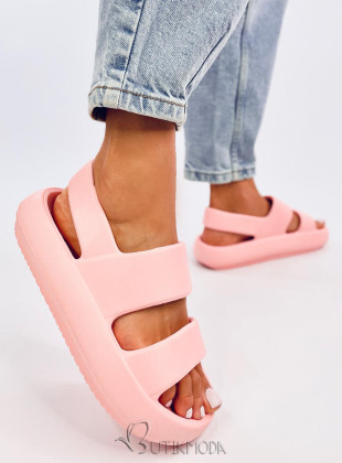 Sandale din spumă roz deschis
