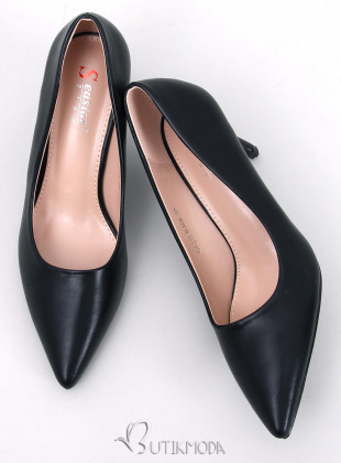 Pantofi stiletto clasice negri