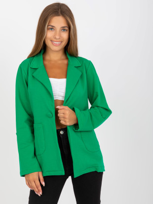 Sacou verde din bumbac RUE PARIS