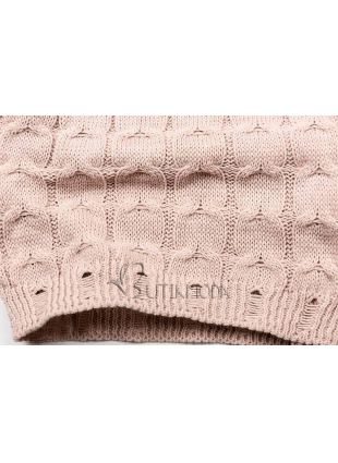 Rochie tricotată roz
