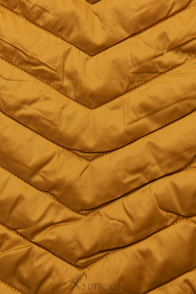 Jachetă de tranziție ușoară galben muștar