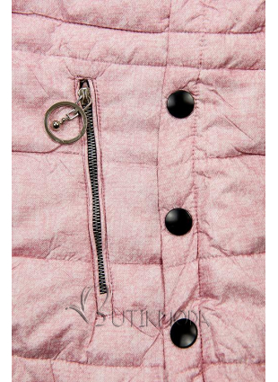 Jachetă ușoară de primăvară roz