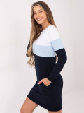 Rochie sport granat-albastră RUE PARIS