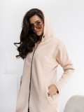 Hanorac lung basic bej Tina RUE PARIS