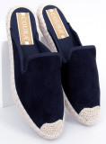 Espadrile negre cu călcâiul deschis