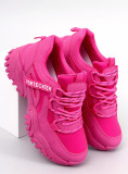 Adidași fuchsia roz pe talpă groasă