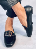 Mocasini eleganți de damă negri