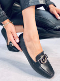 Mocasini eleganți de damă negri