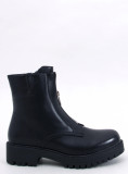 Botine negre cu fermoar