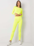 Compleu sportiv damă galben fluo