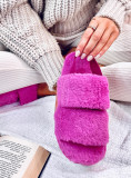 Papuci roz fucsia cu elastic