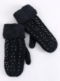 Mănuși de damă decorate negre
