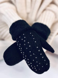 Mănuși de damă decorate negre