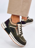 Pantofi sport de damă kaki