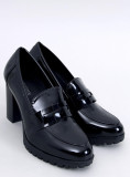 Pantofi/mocasini de damă cu toc negri