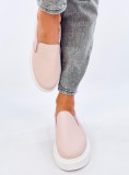 Teniși de damă slip-on roz deschis