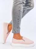 Teniși de damă slip-on roz deschis