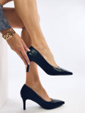 Pantofi stiletto clasice negri