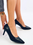 Pantofi stiletto clasice negri