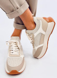Adidași sport de damă bej/alb