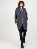Hanorac lung oversize grafit