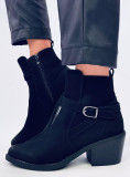 Cizme joase de cowboy HANNAH negre