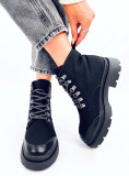 Pantofi de trekking din material negri