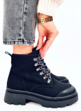 Pantofi de trekking din material negri