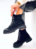 Pantofi de trekking din material negri