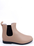 Botine de ploaie de damă bej închis