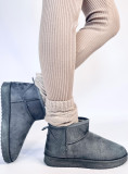 Pantofi de zăpadă de damă joase gri