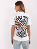 Tricou alb cu imprimeu