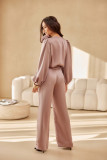 Pantaloni Elsa în nuanță cappuccino