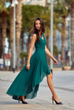 Rochie maxi Nelly verde