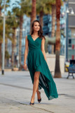Rochie maxi Nelly verde