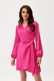 Rochie mini Catlin în culoarea amarant