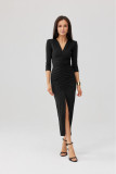 Rochie midi Mireya neagră