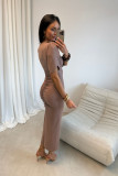 Rochie midi cappuccino