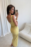 Rochie midi Zoya galbenă